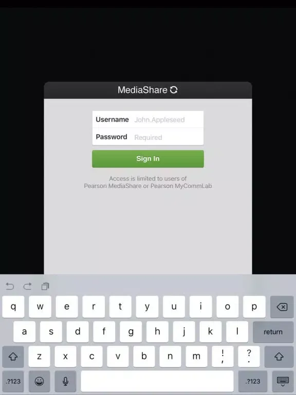 Pearson MediaShare iPad  Screenshots