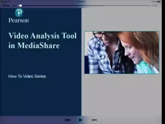 Pearson MediaShare iPad  Screenshots