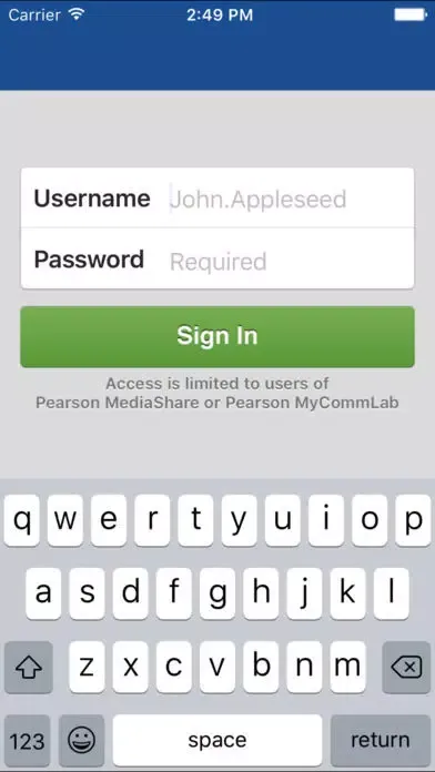 Pearson MediaShare Screenshots