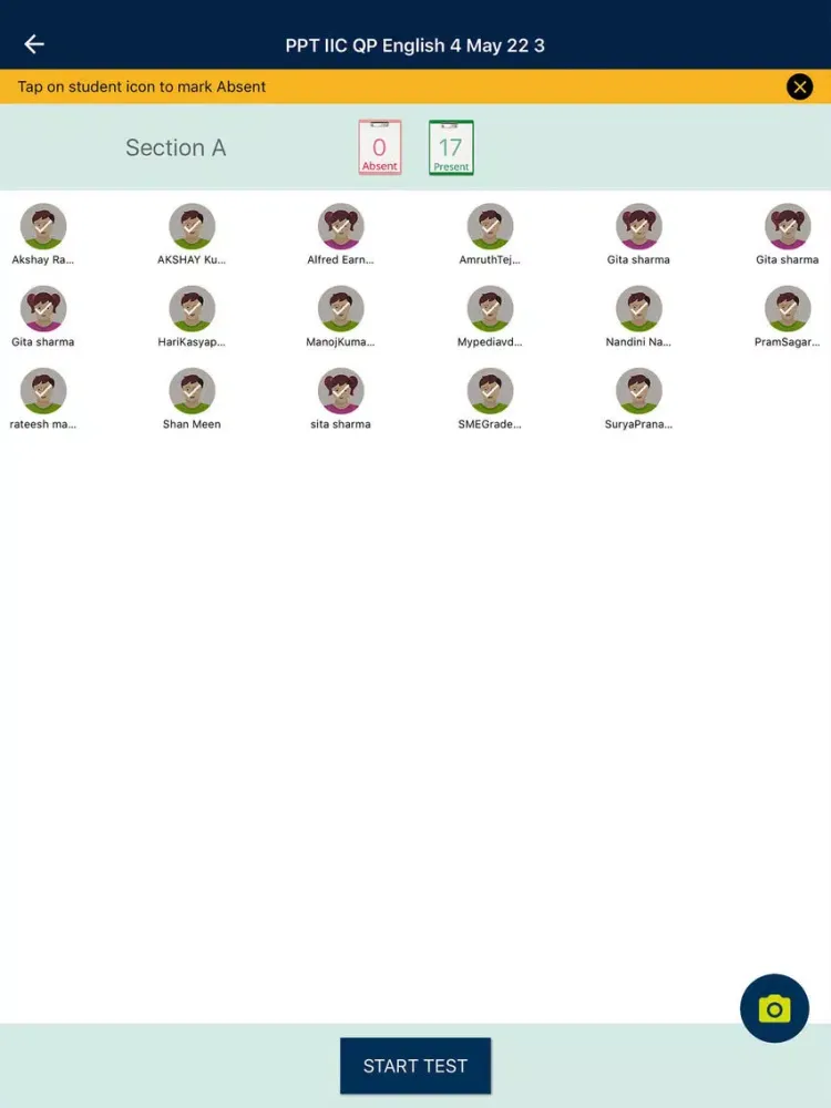 Zrzuty ekranu Insight Inclass iPad 