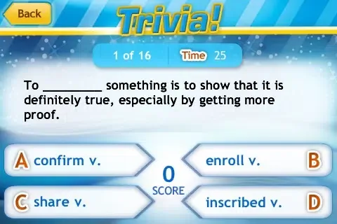 Vocabulary Central Grade 6 Screenshots