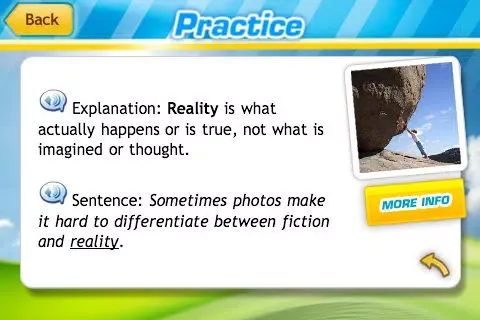 Zrzuty ekranu Vocabulary Central Grade 7