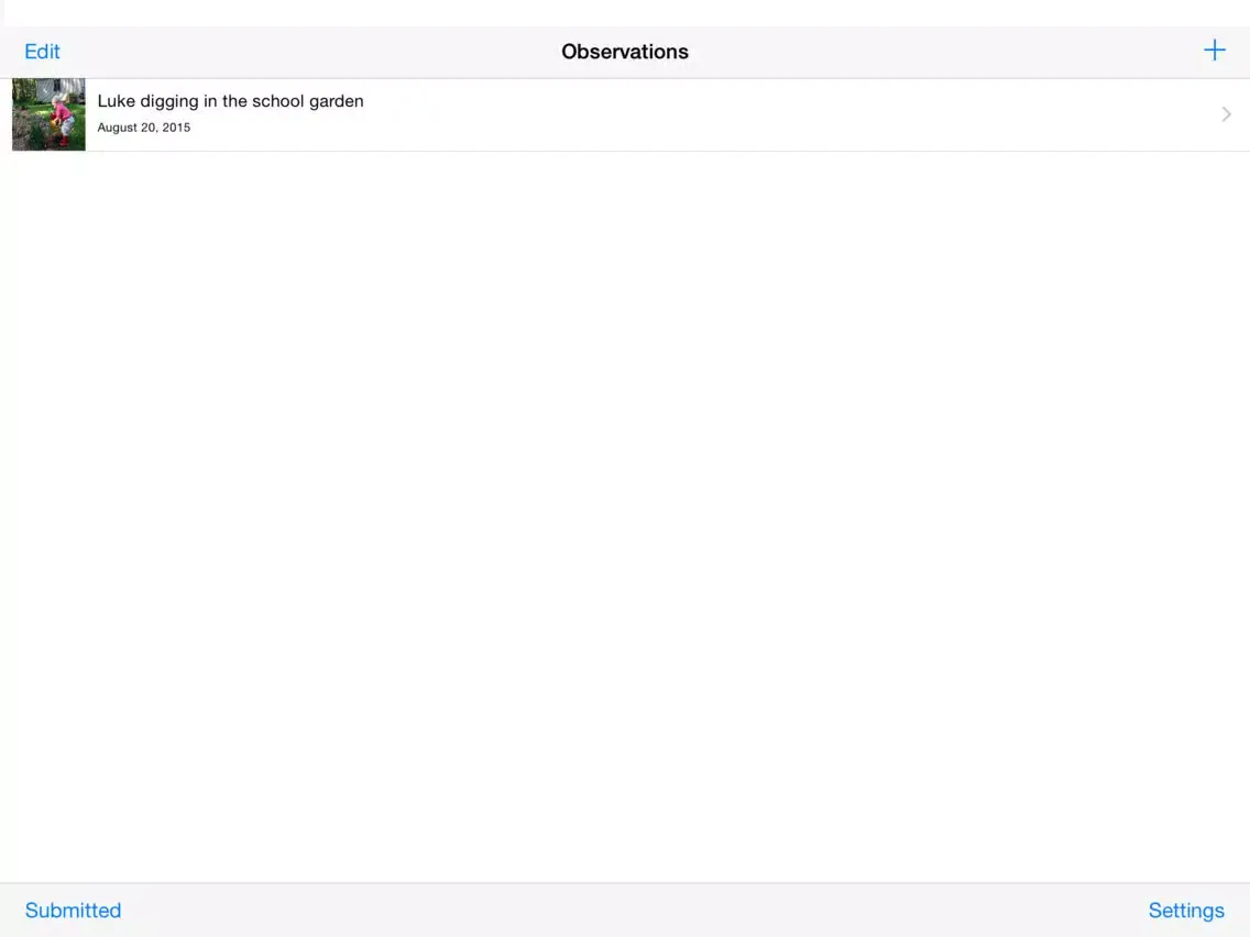 Capturas de pantalla de Work Sampling and Ounce iPad 