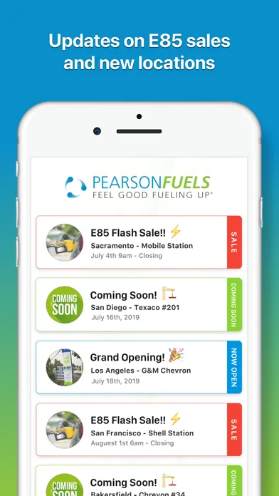 Pearson Fuels - E85 Stations स्क्रीनशॉट