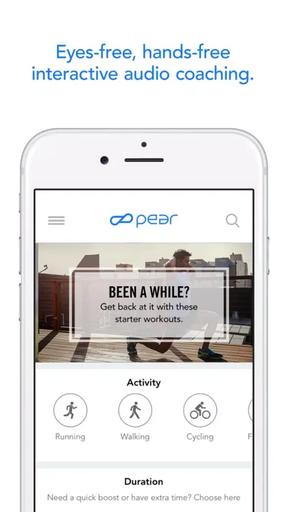 Zrzuty ekranu PEAR - Personal Fitness Coach