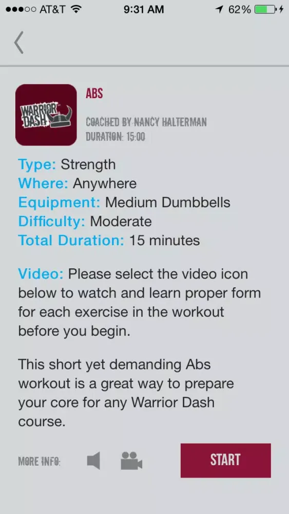 Capturas de pantalla de The Official Training App of the Warrior Dash 5k Mud Run