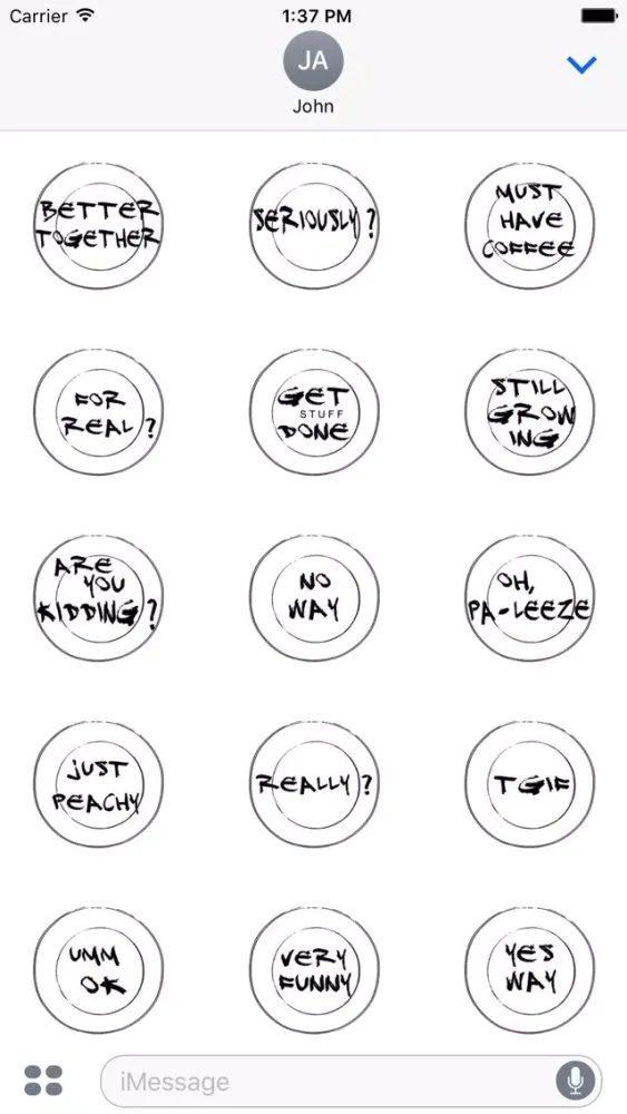 Umm Ok stickers应用截图