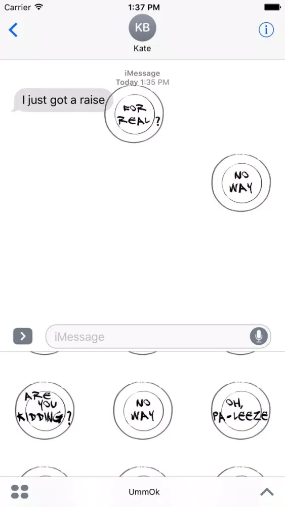 Umm Ok stickers应用截图