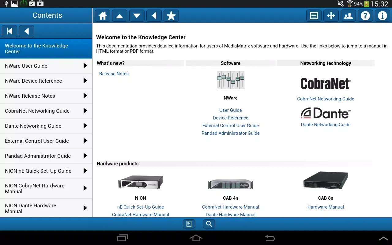 MediaMatrix Knowledge Center 1.7.0a.1应用截图