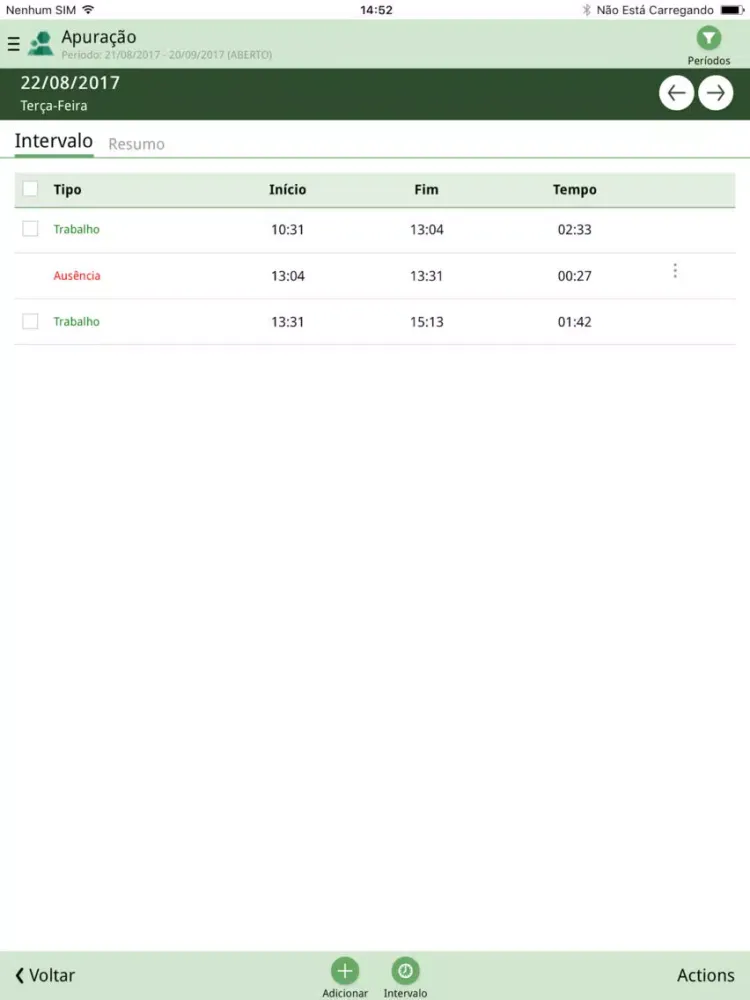 Pebbian Portal de Atendimento iPad  Screenshots