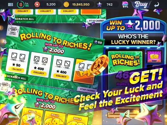 Pebble City - New Casino Slots iPad  Screenshots