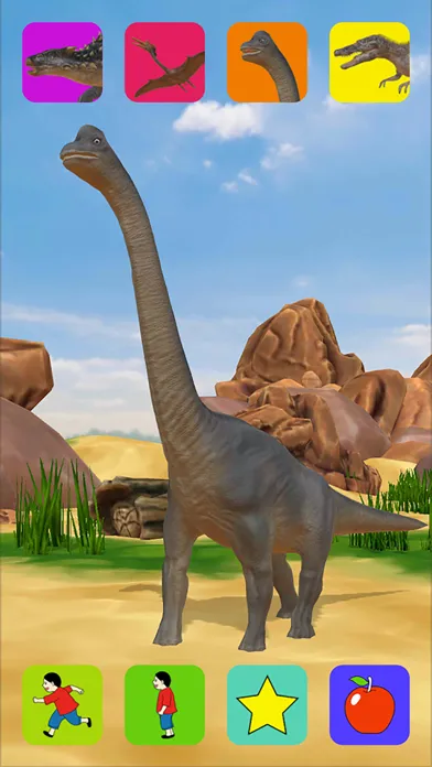 Tangkapan skrin Dinosaur kids app