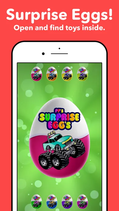 Tangkapan layar Monster Trucks Surprise Eggs For Kids