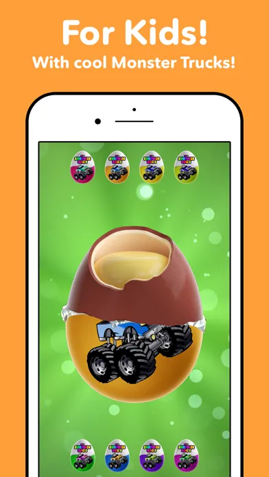 Tangkapan layar Monster Trucks Surprise Eggs For Kids