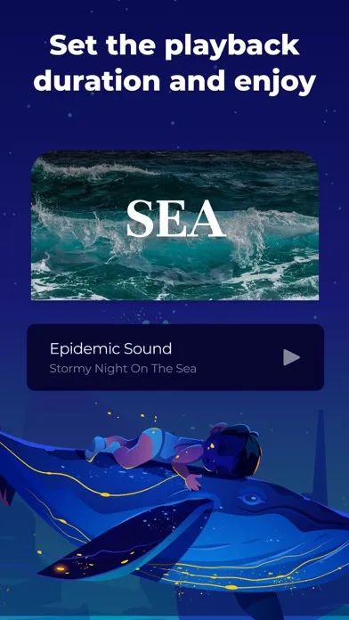 Sleep Sound & White Noise App سکرین شاٹس