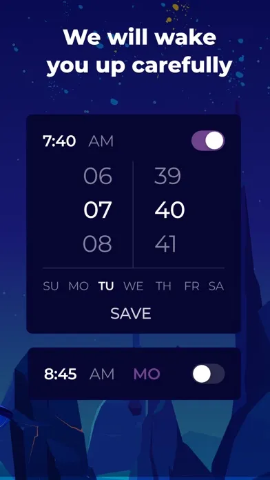 Sleep Sound & White Noise App سکرین شاٹس