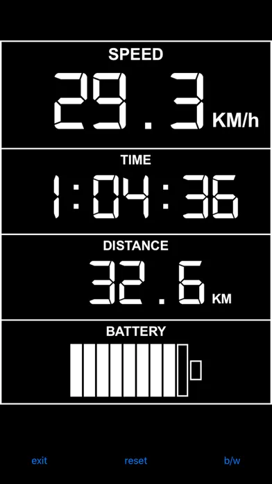 Скриншоты BikeSpeedo