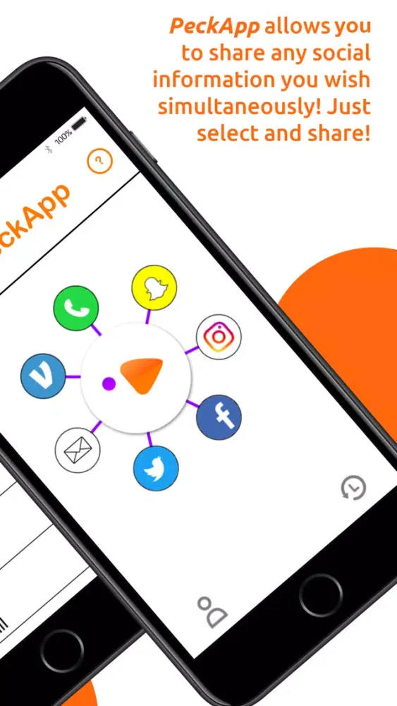 Скриншоты PeckApp - Share Contact Info