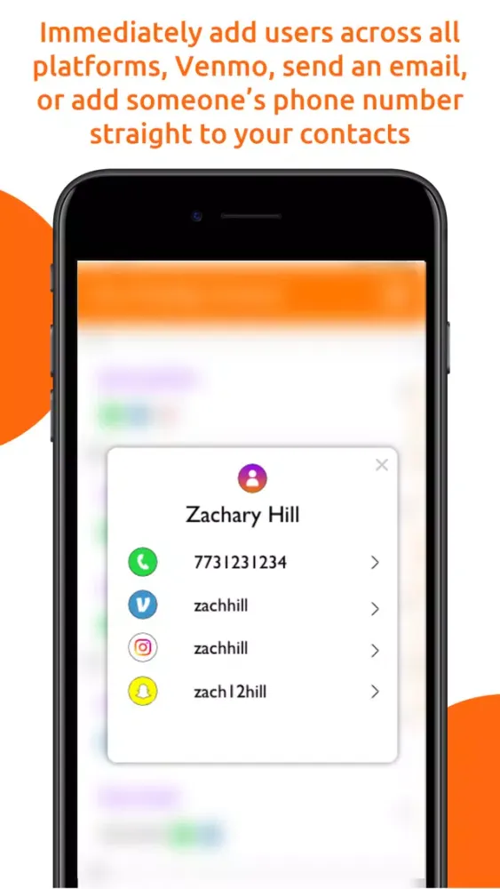 Скриншоты PeckApp - Share Contact Info