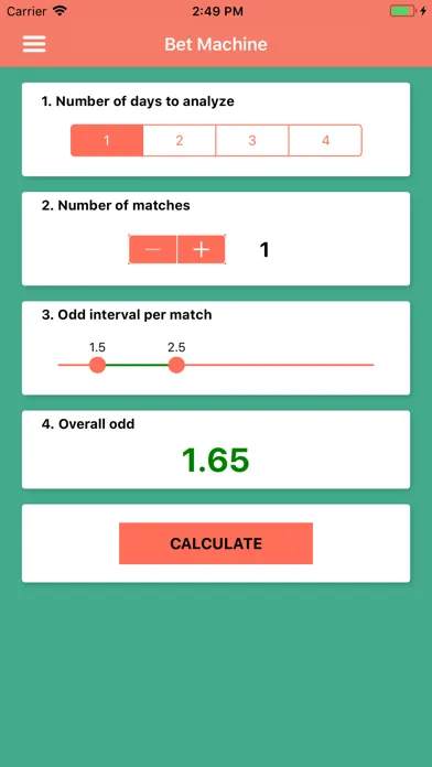Tangkapan skrin Bullet Bet Predictions