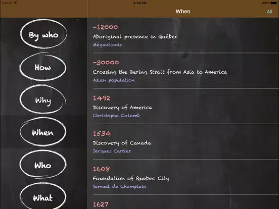 History of Québec iPad 應用截圖