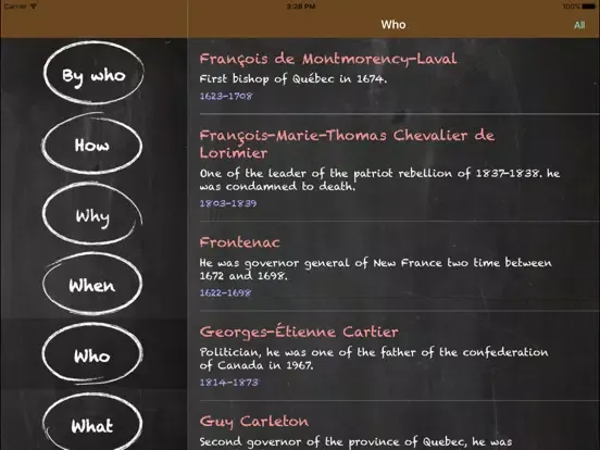 History of Québec iPad 應用截圖
