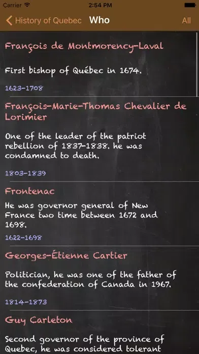 History of Québec應用截圖