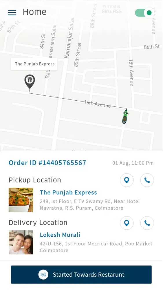 Peddler Delivery Partner स्क्रीनशॉट
