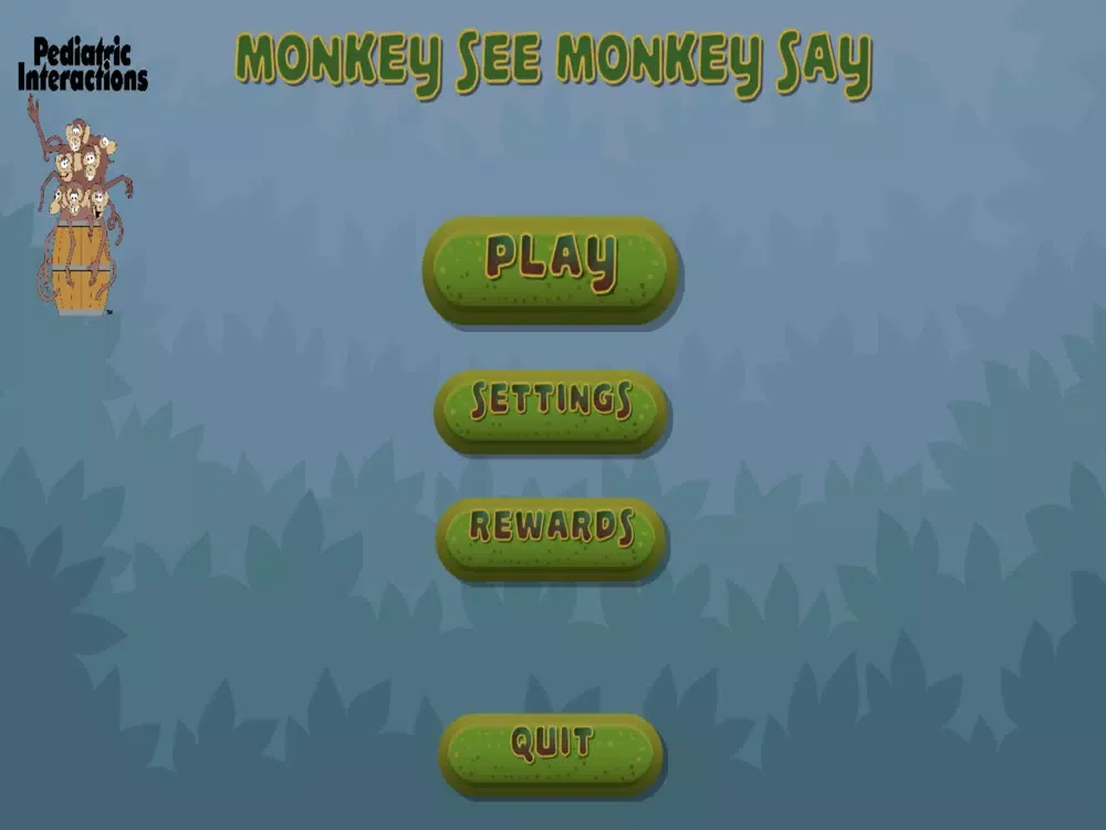 Tangkapan skrin Monkey See Monkey Say iPad 