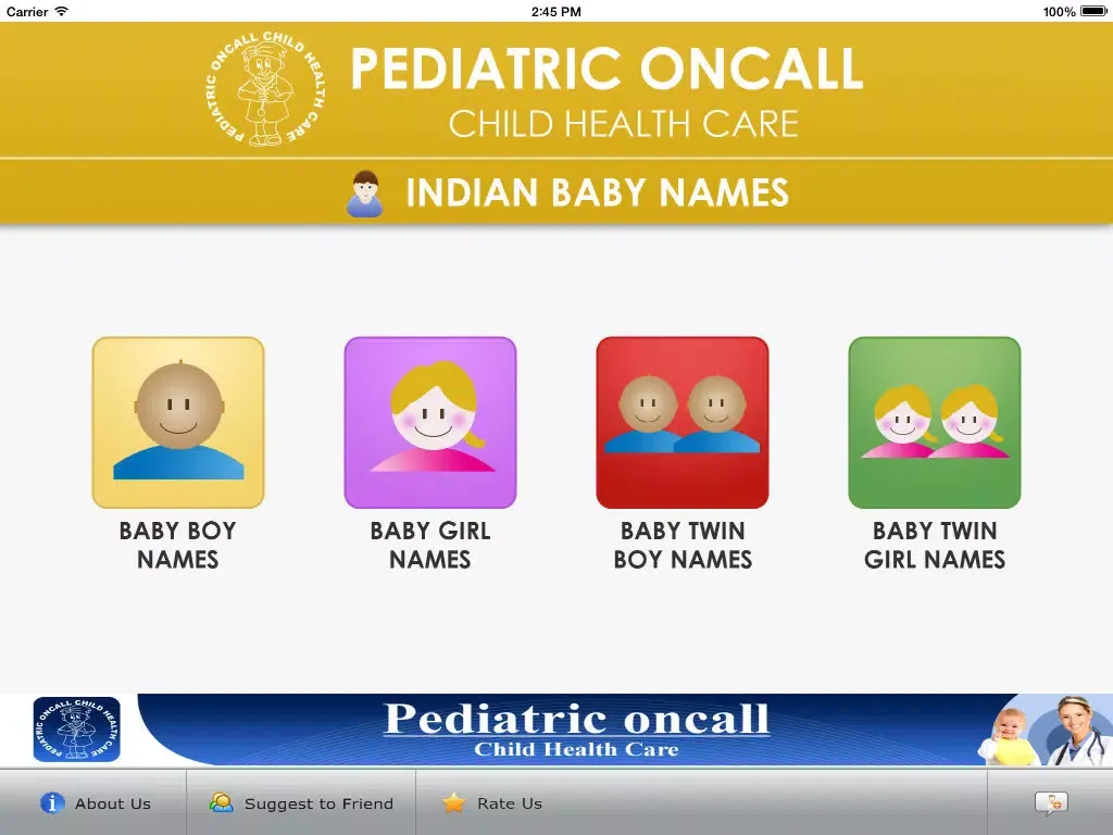 Captures d'écran de Indian Baby Names - Pediatric Oncall iPad 