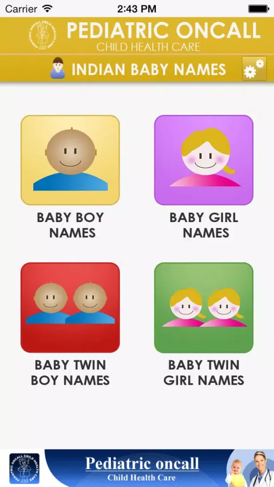 Captures d'écran de Indian Baby Names - Pediatric Oncall