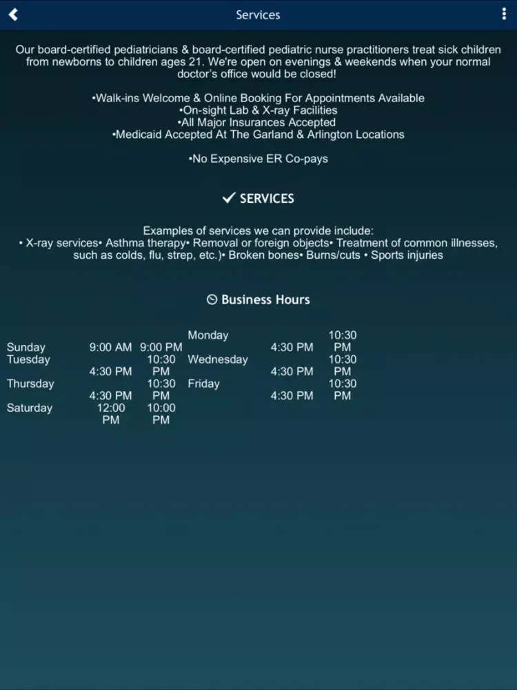 Скриншоты Pediatrics After Hours iPad 