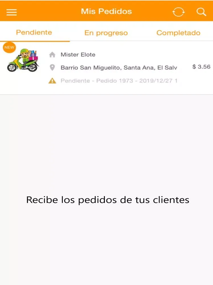 Pedilo SV (Negocio) iPad  Screenshots