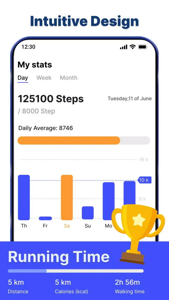 StepMate - Step Counter App Screenshots