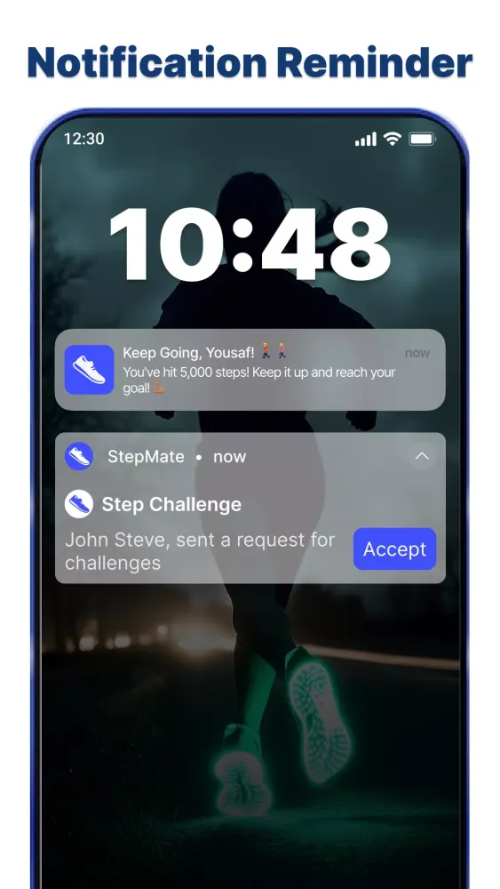 StepMate - Step Counter App Screenshots