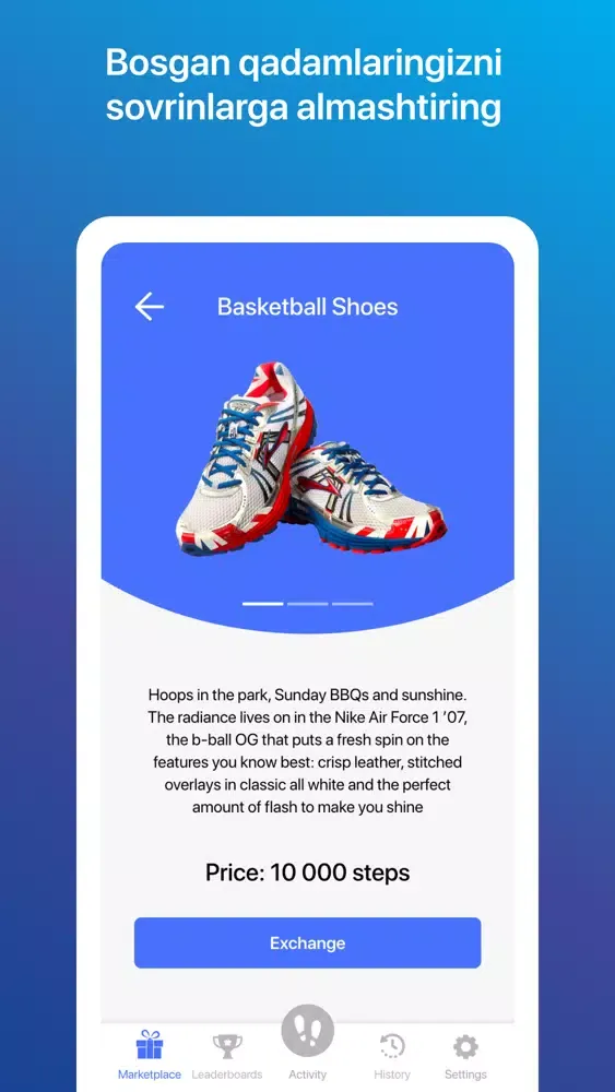 StepApp.uz Screenshots