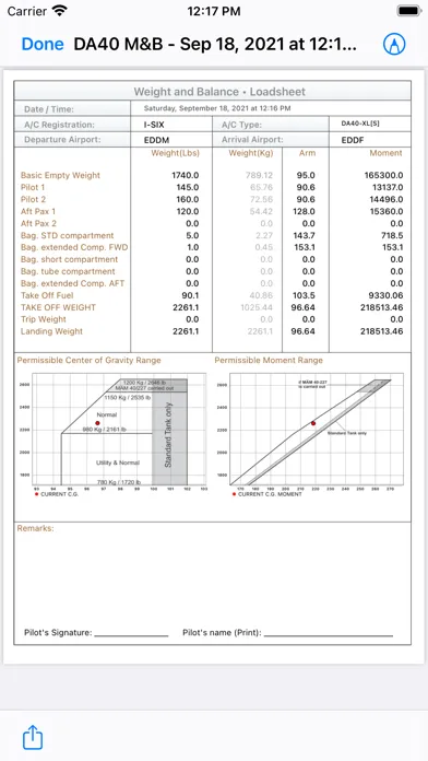 DA40 M&B mobile应用截图