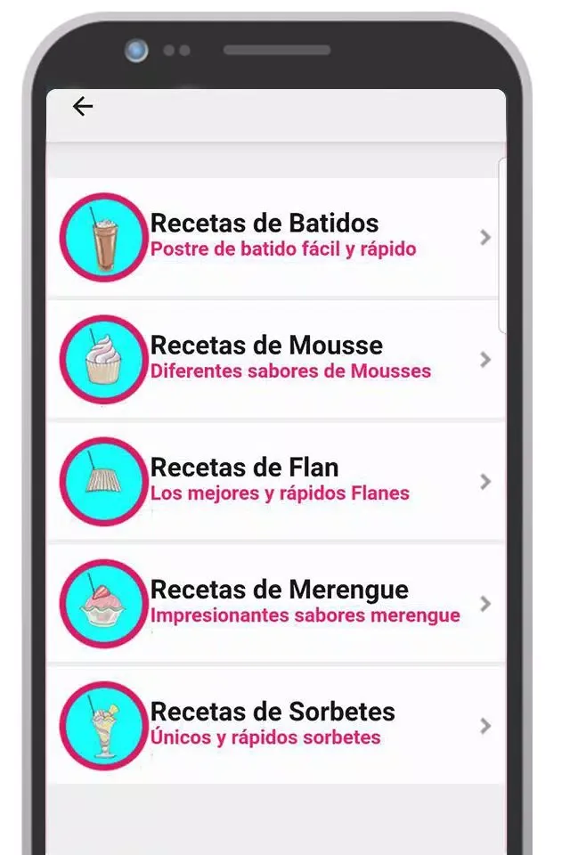 Postres fáciles應用截圖