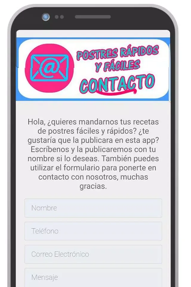 Postres fáciles應用截圖