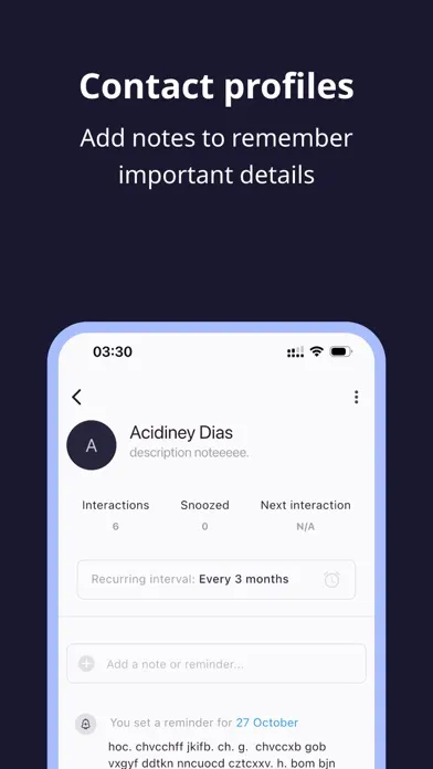 Remindely - Personal CRM Ekran Görüntüleri