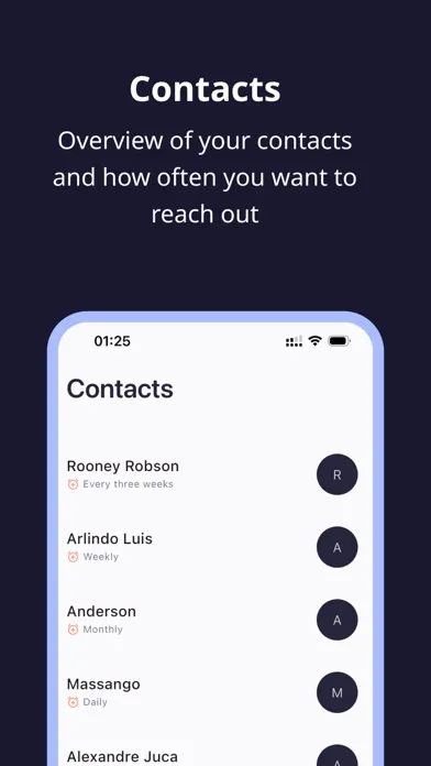 Remindely - Personal CRM Ekran Görüntüleri