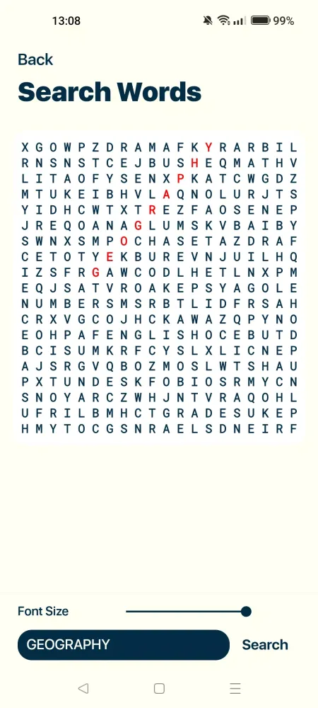 Capturas de tela do Solve Word Search With Photo