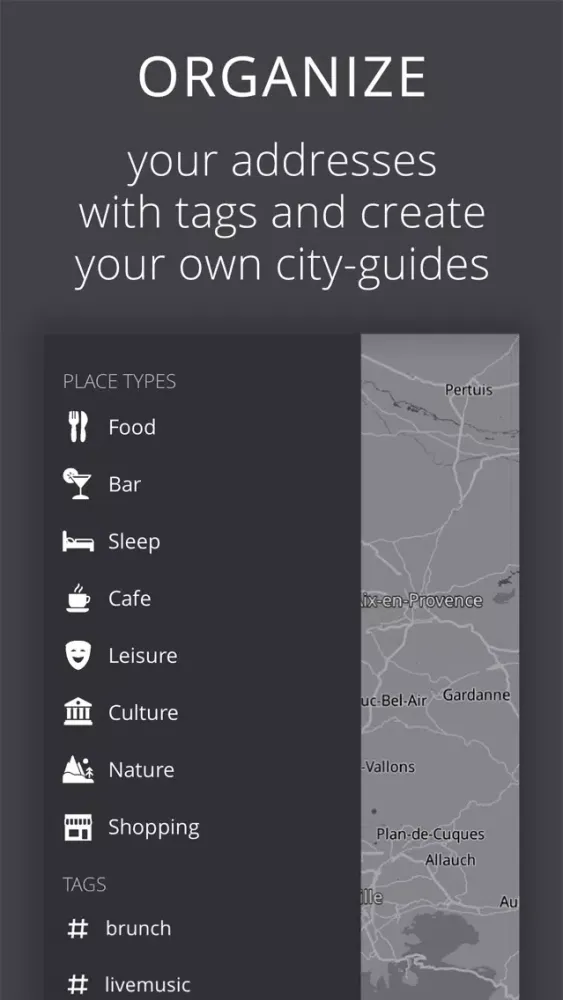 Peeble - your map, your places স্ক্রিনশট