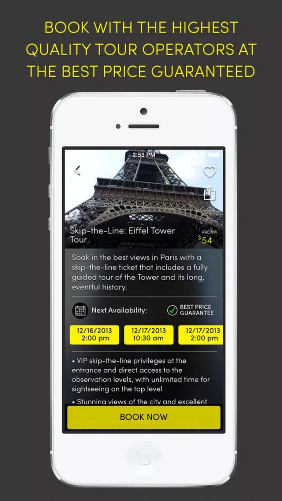 Скриншоты Peek Tours & Activities