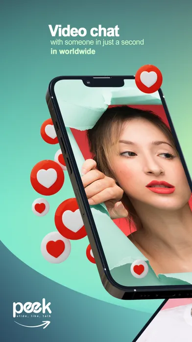 ภาพหน้าจอของ Peek - Live Video Chat