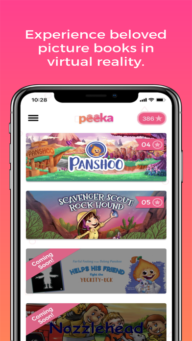 Capturas de tela do Peeka: VR Picture Books