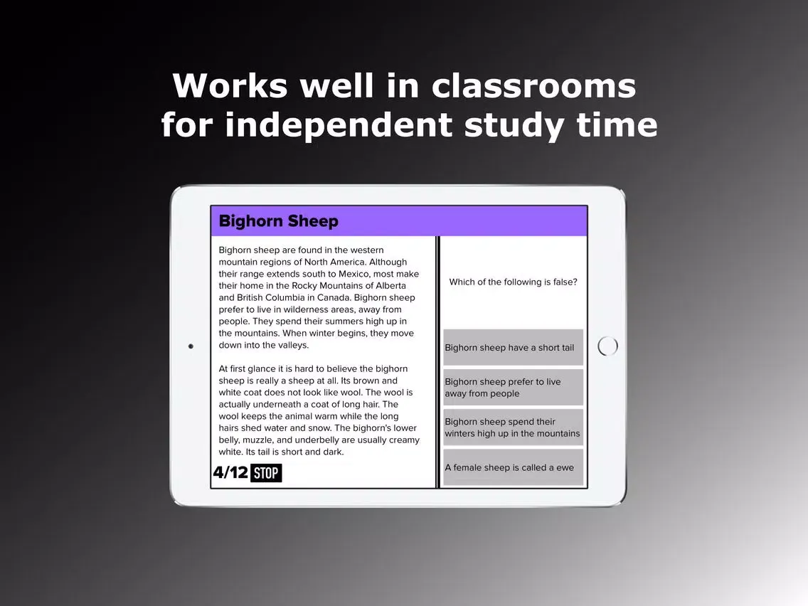 صور 4th Grade Non-Fiction Reading Comprehension iPad 