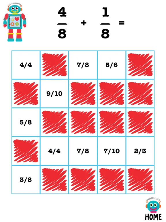Скриншоты Booop Bop: Bingo Fractions iPad 