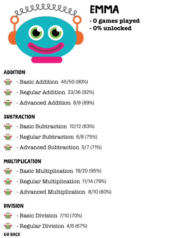 Скриншоты Booop Bop: Bingo Fractions iPad 