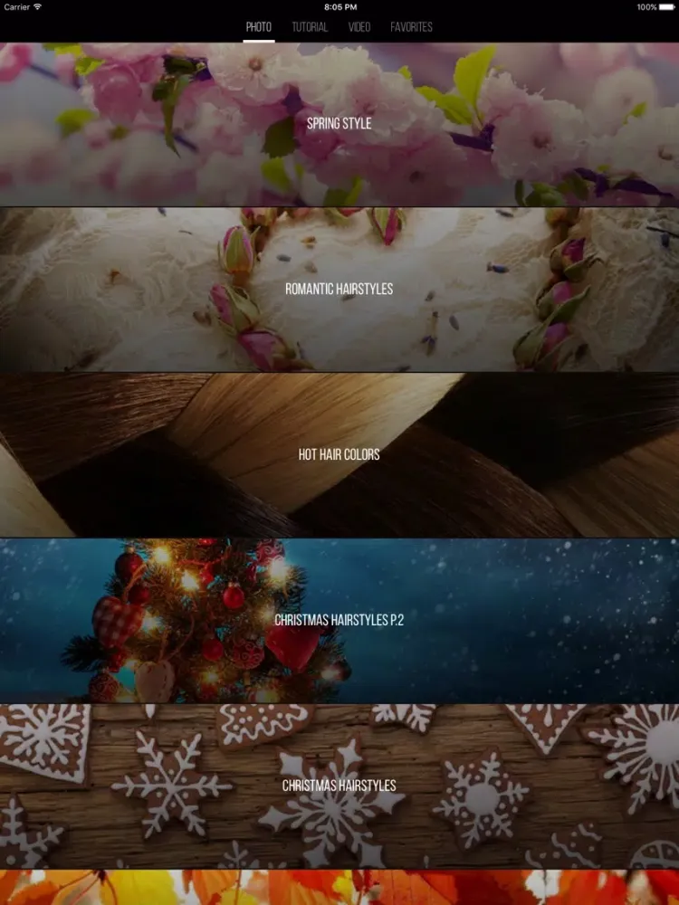 Capturas de pantalla de Hair styles and Haircuts iPad 